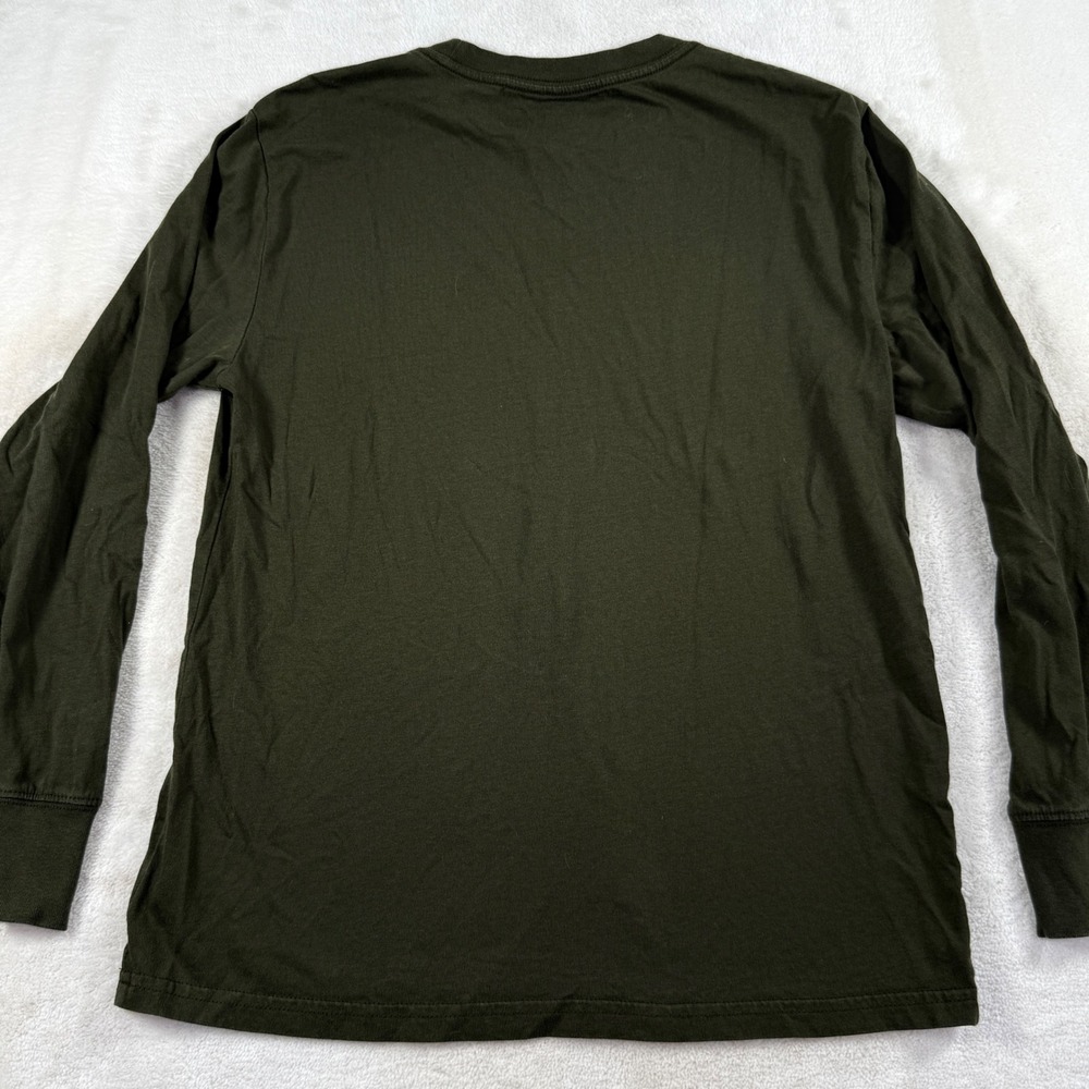 Polo Ralph Lauren Boys Olive Green Long Sleeve T-Shirt Size M 10-12 Pony Logo - Picture 5 of 7